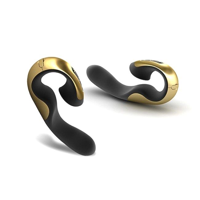 Zini - Roae Vibrator - Black & Gold photo-9