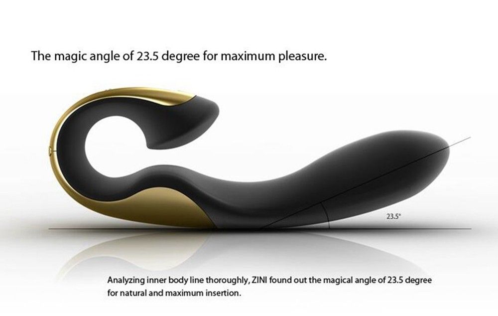 Zini - Roae Vibrator - Black & Gold photo-13