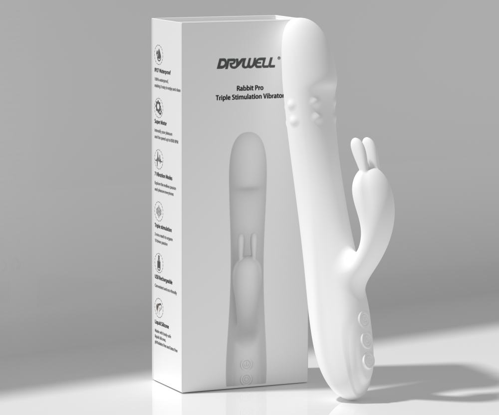 Drywell - Rabbit Pro Vibrator - White photo-11