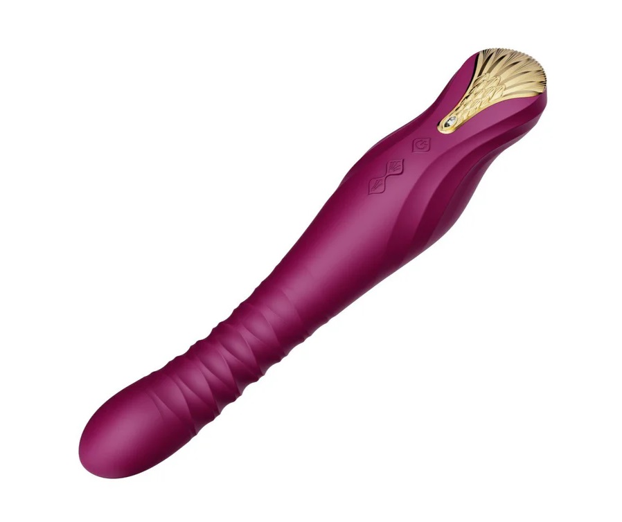 Zalo - King APP Thrusting Vibrator - Velvet Purple photo-2