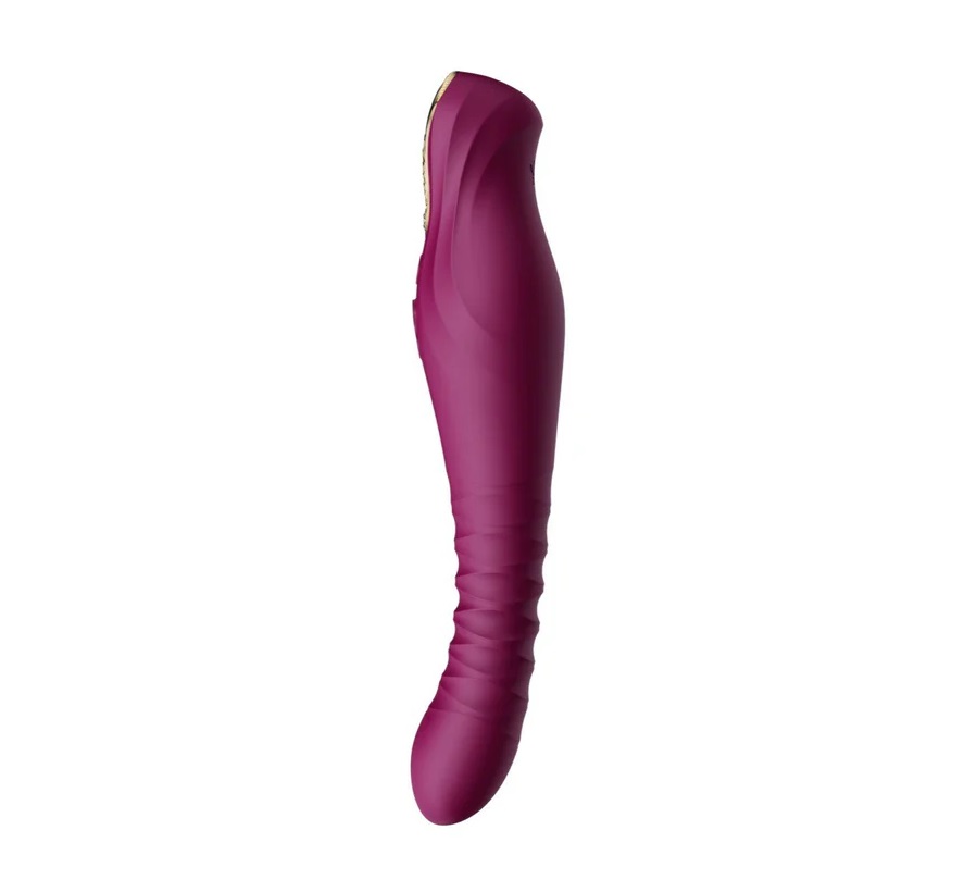 Zalo - King APP Thrusting Vibrator - Velvet Purple photo-4