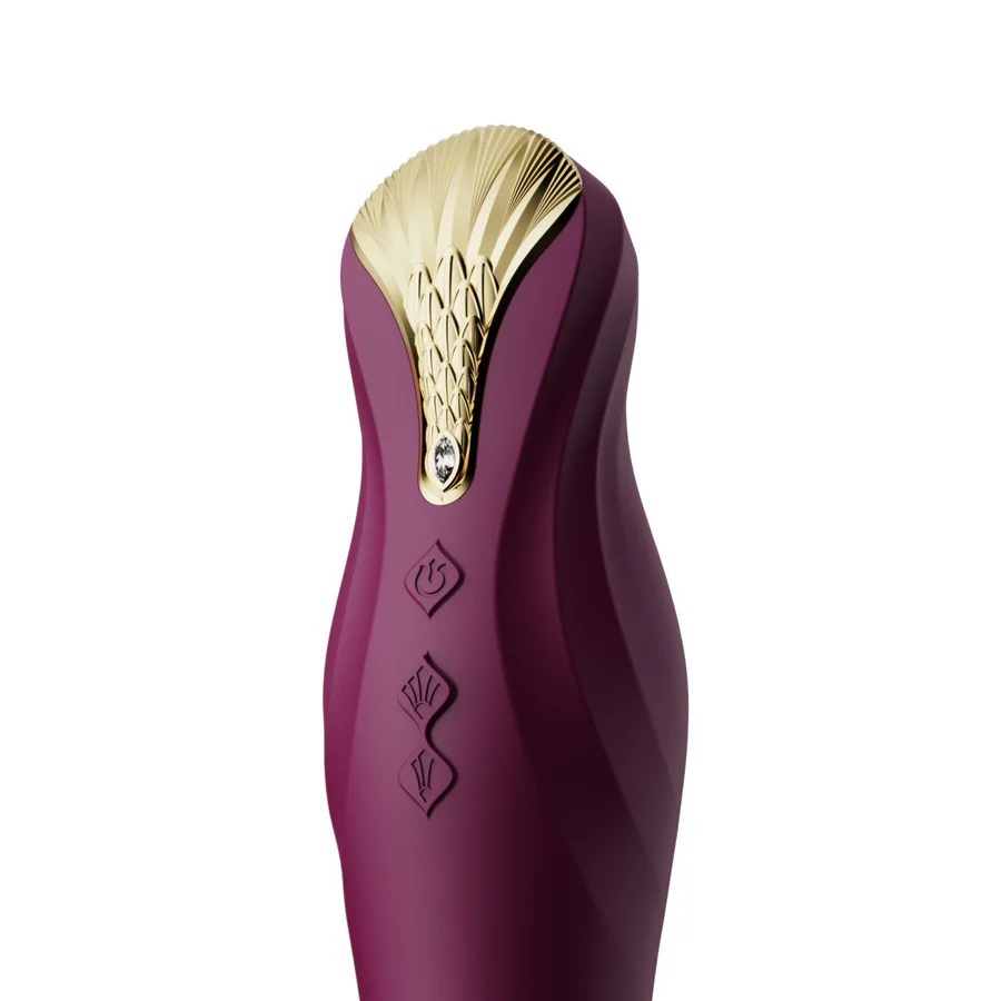 Zalo - King APP Thrusting Vibrator - Velvet Purple photo-5