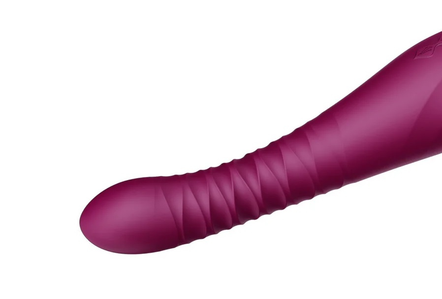 Zalo - King APP Thrusting Vibrator - Velvet Purple photo-6