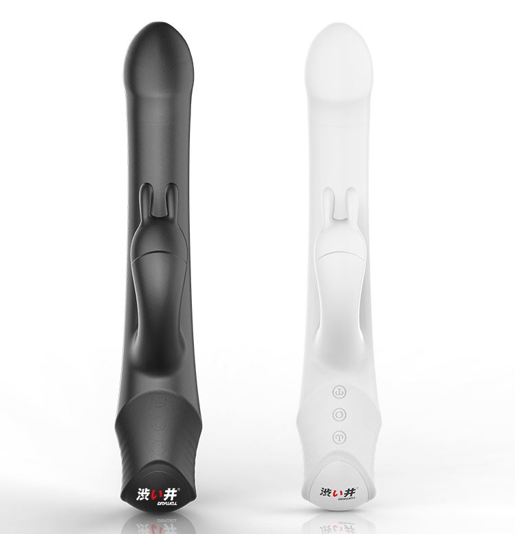 Drywell - Rotating & Thrusting Rabbit Vibrator - Black photo-13
