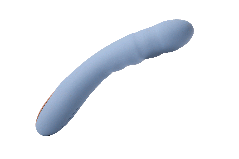 SVAKOM - Ava Neo Interactive Thrusting Vibrator - Cornflower Blue photo-3