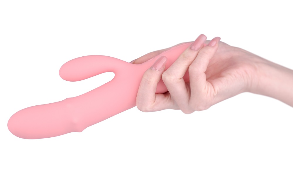 SVAKOM - Mora Neo Interactive Rabbit Vibrator - Peach Pink photo-2