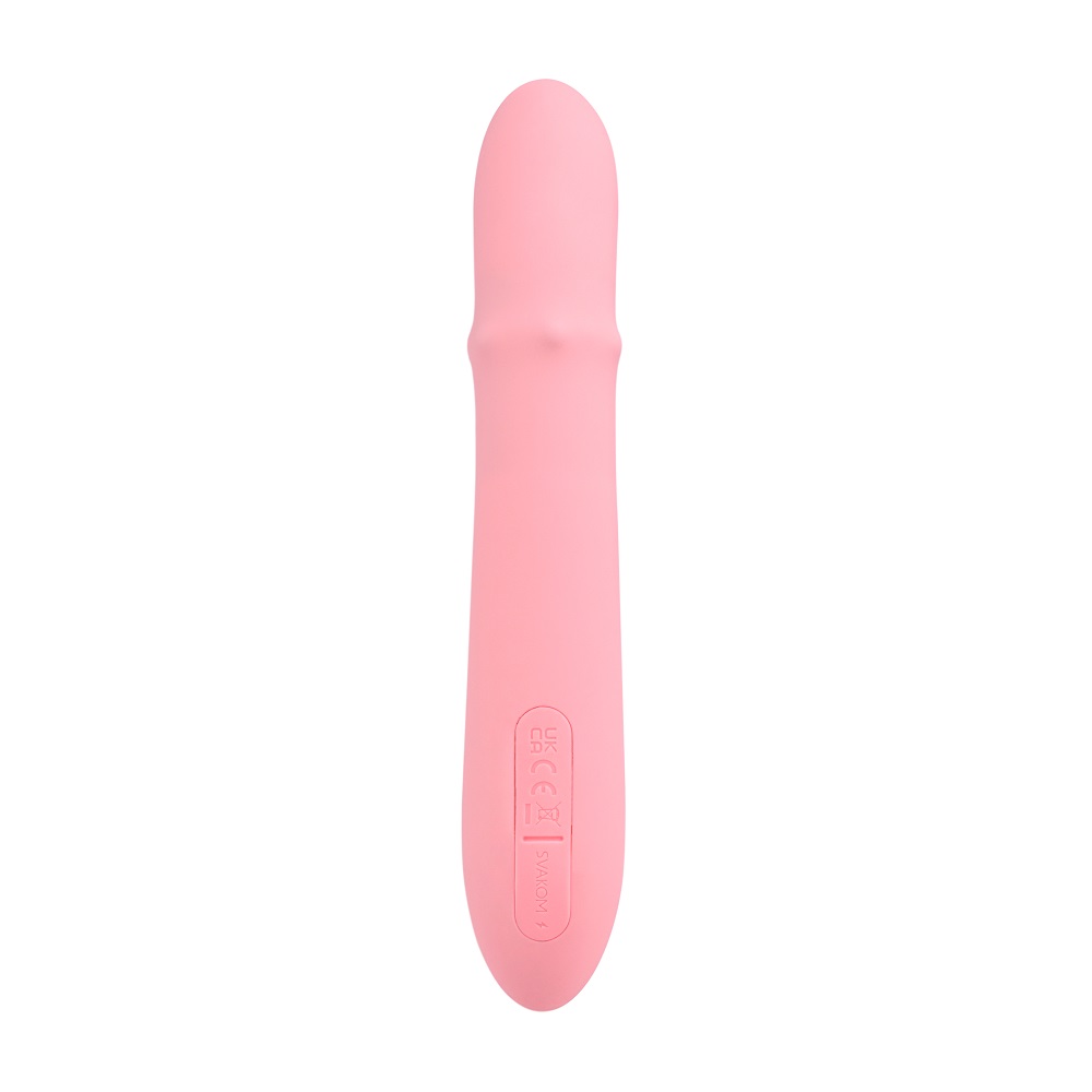 SVAKOM - Mora Neo Interactive Rabbit Vibrator - Peach Pink photo-6