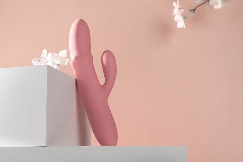 SVAKOM - Mora Neo Interactive Rabbit Vibrator - Peach Pink photo-11