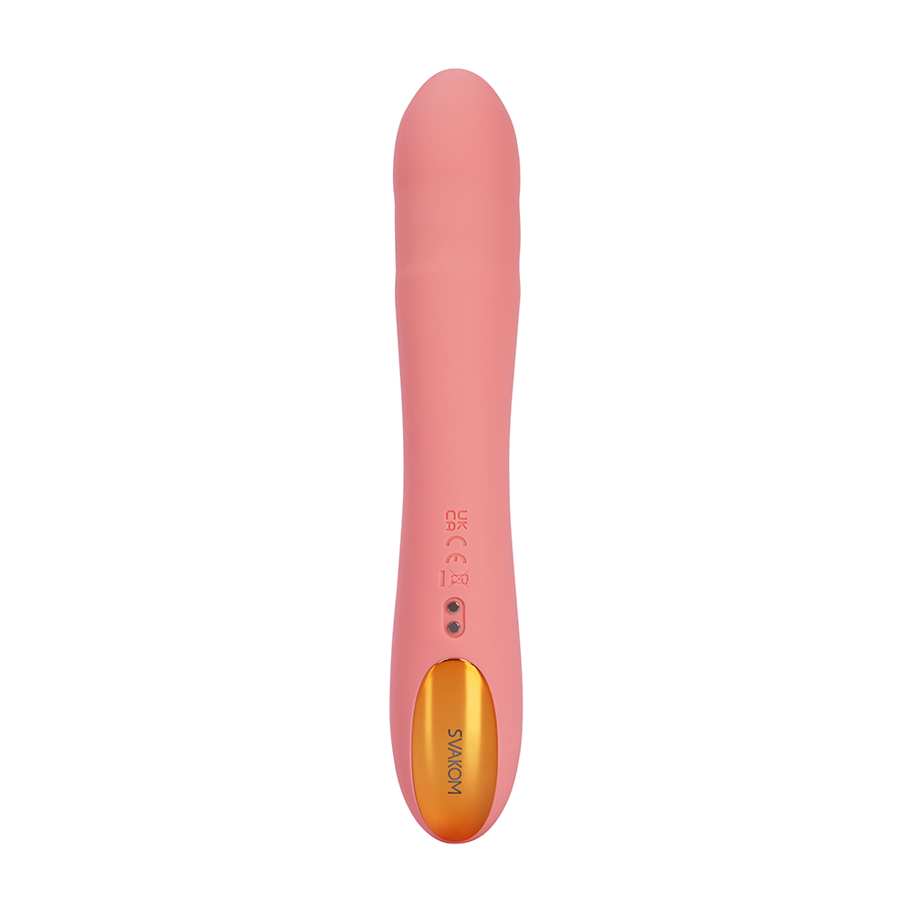 SVAKOM - Ava Neo Interactive Thrusting Vibrator - Peach Pink photo-6