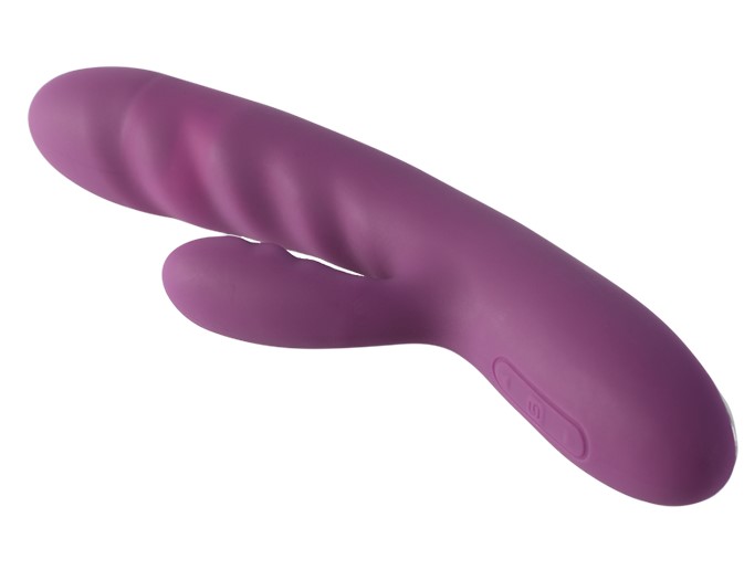 SVAKOM - Avery Thrusting Rabbit Vibrator - Lilac photo-2