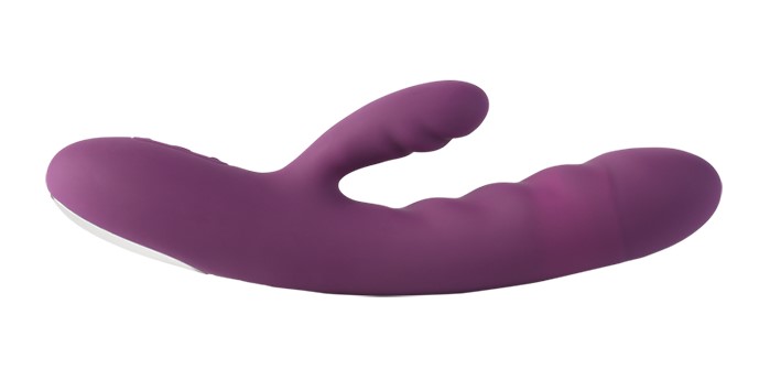 SVAKOM - Avery Thrusting Rabbit Vibrator - Lilac photo-5