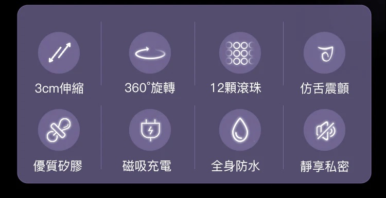 Erocome - Leominor Kissing Thrusting Vibrator - Pink photo-10