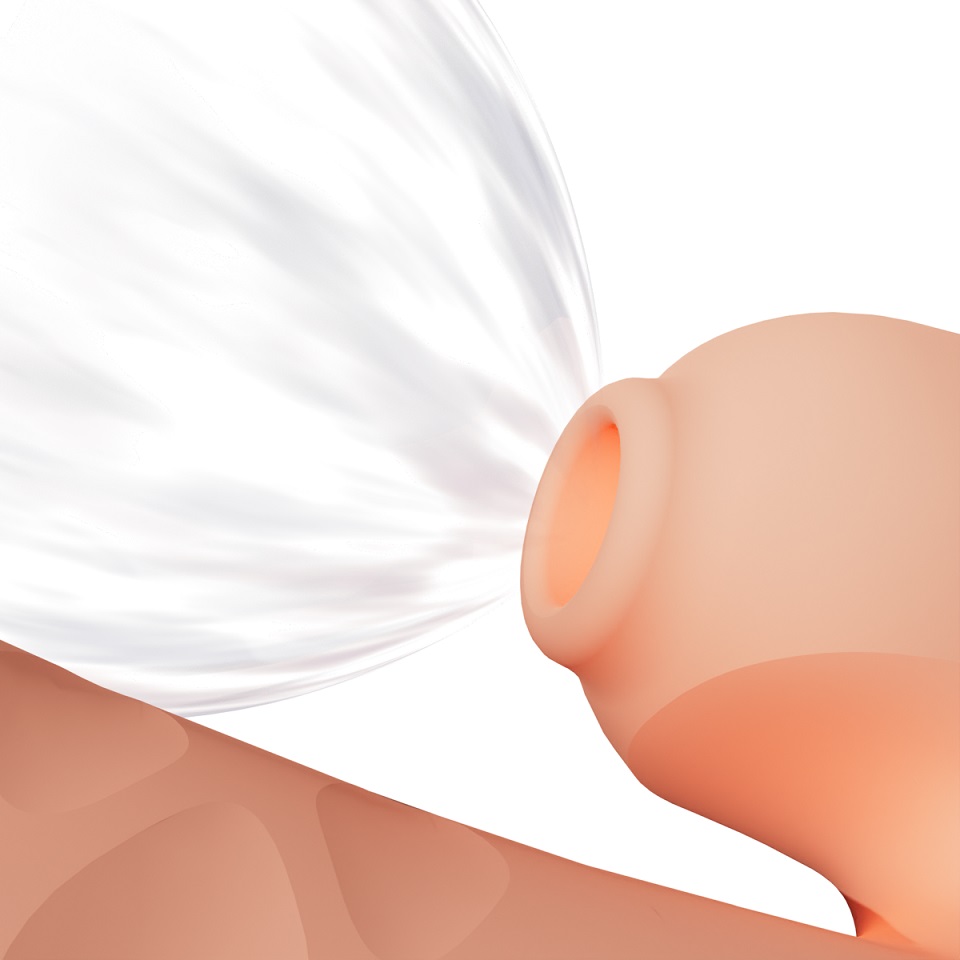 Qingnan - Thrusting Vibrator w Suction #7 - Flesh Pink photo-9