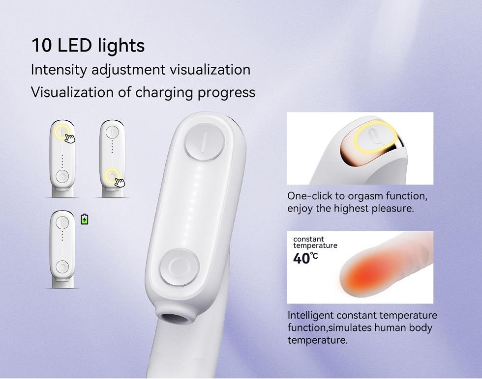 Qingnan - Thrusting Vibrator w Suction #7 - Flesh Pink photo-11