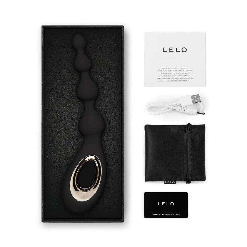 Lelo - Soraya Anal Beads - Black photo-6