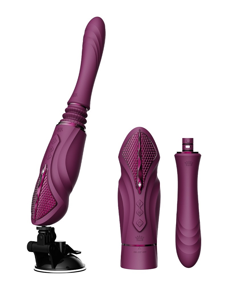 Zalo - Sesh APP Thrusting Sex Machine - Velvet Purple photo-3
