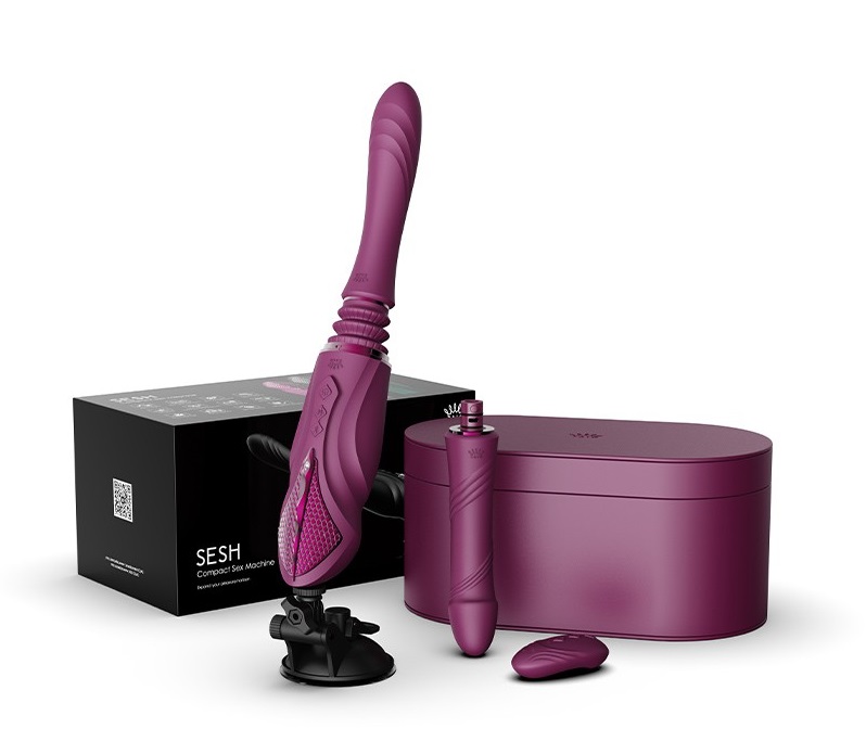 Zalo - Sesh APP Thrusting Sex Machine - Velvet Purple photo-17