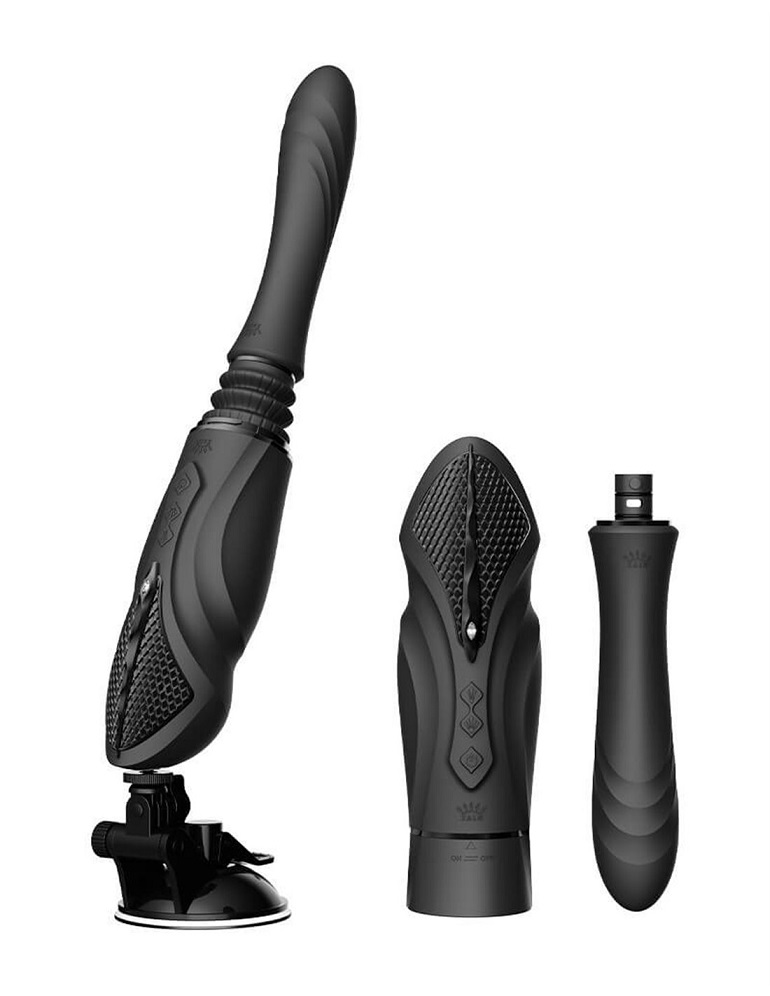 Zalo - Sesh APP Thrusting Sex Machine - Obsidian Black photo-3