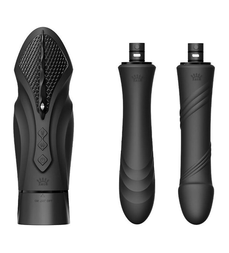 Zalo - Sesh APP Thrusting Sex Machine - Obsidian Black photo-4