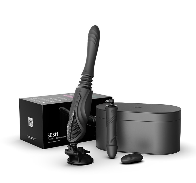 Zalo - Sesh APP Thrusting Sex Machine - Obsidian Black photo-19