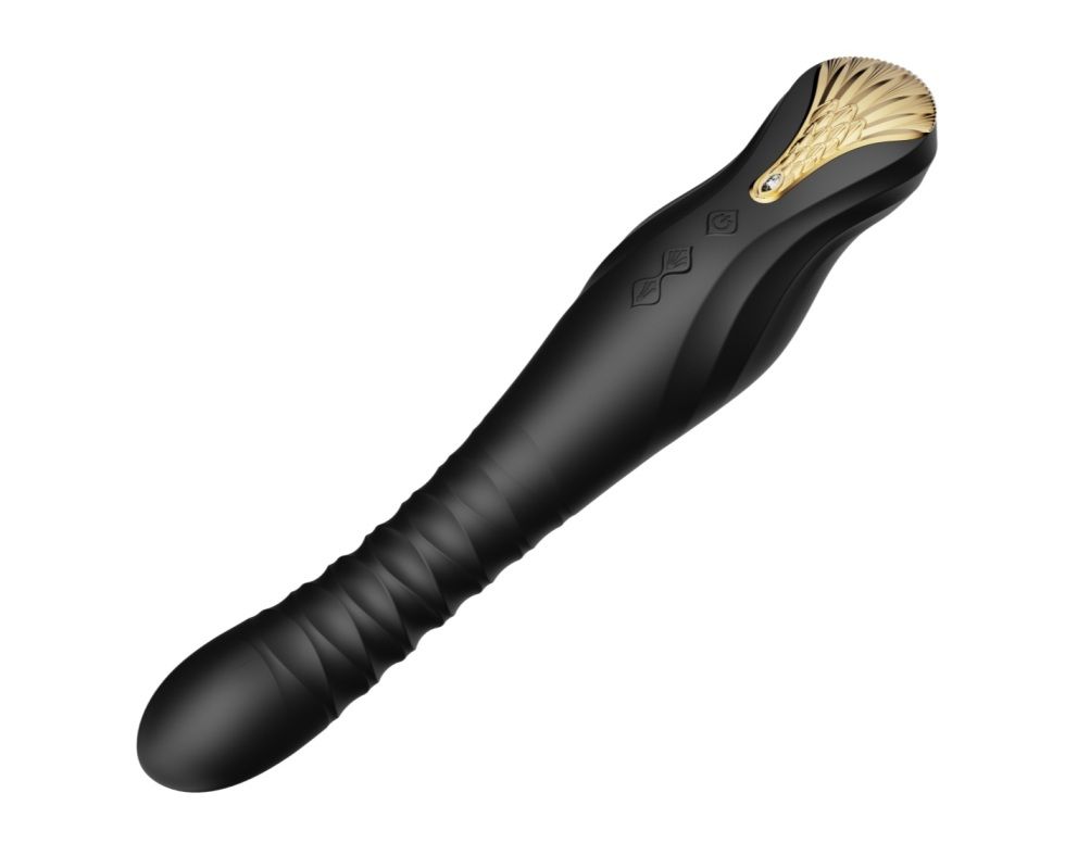 Zalo - King APP Thrusting Vibrator - Obsidian Black photo-2