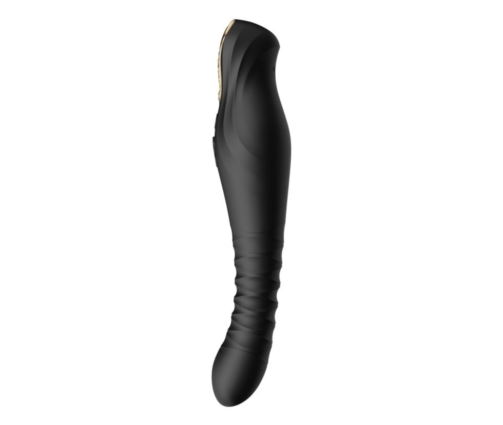 Zalo - King APP Thrusting Vibrator - Obsidian Black photo-4