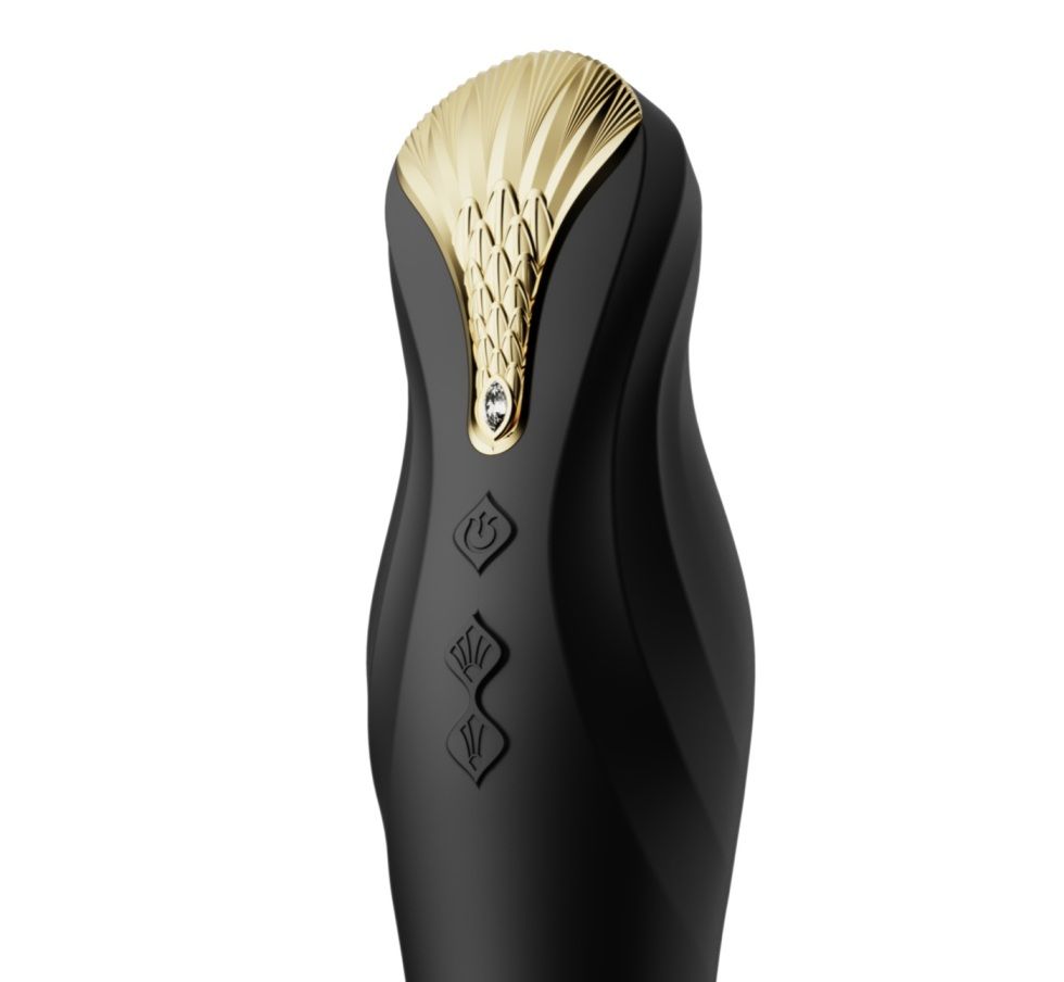 Zalo - King APP Thrusting Vibrator - Obsidian Black photo-7