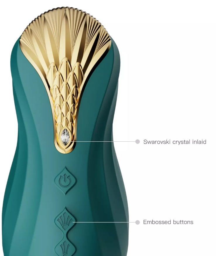 Zalo - King APP Thrusting Vibrator - Obsidian Black photo-11