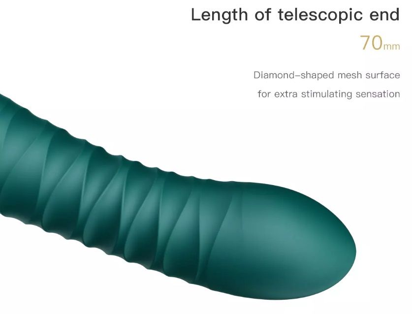 Zalo - King APP Thrusting Vibrator - Obsidian Black photo-12