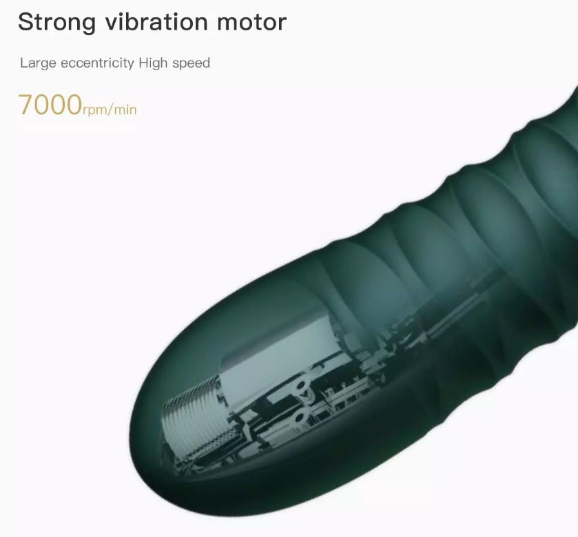 Zalo - King APP Thrusting Vibrator - Obsidian Black photo-14