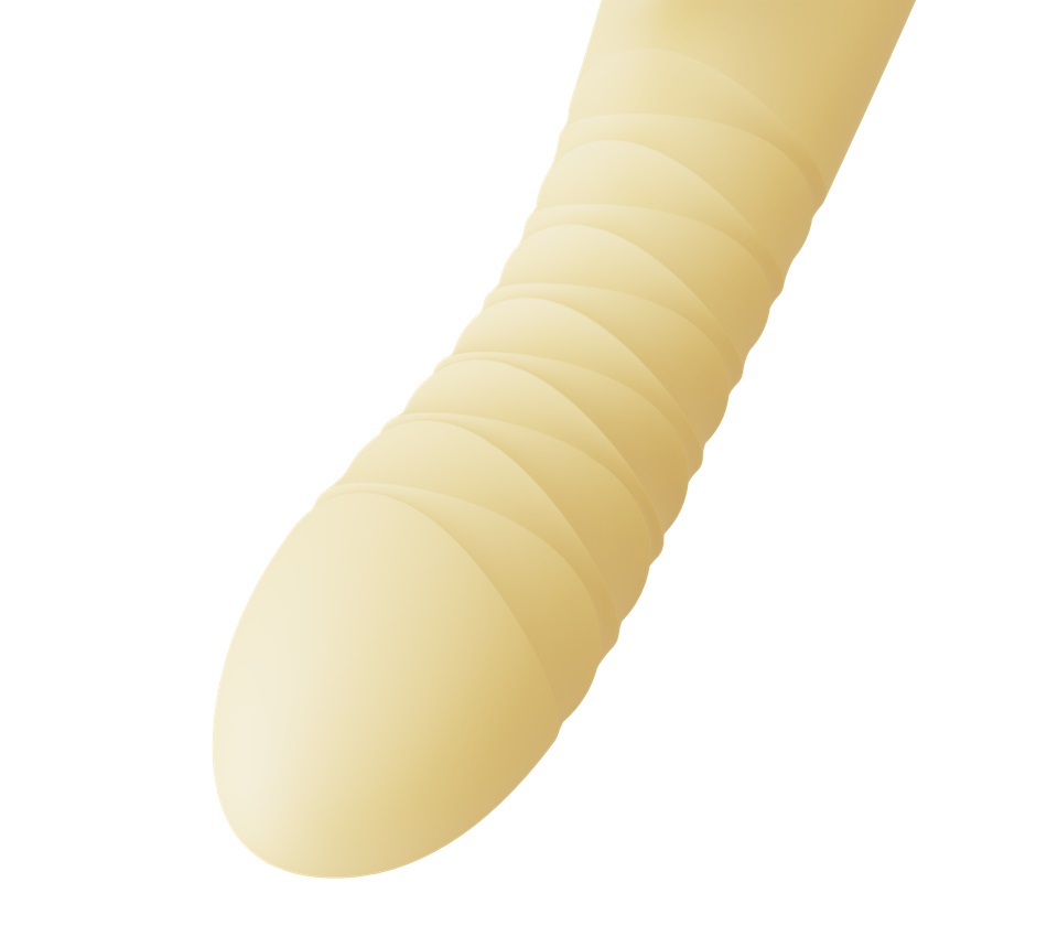 Zalo - Rose Thruster Rabbit Vibrator - Lemon Yellow photo-4