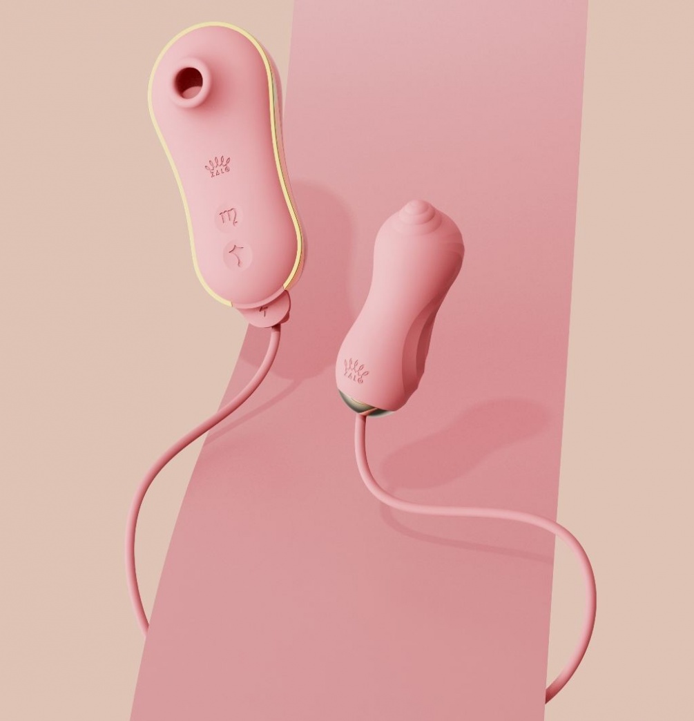 Zalo - Unicorn APP Massager Set - Strawberry Pink photo-5