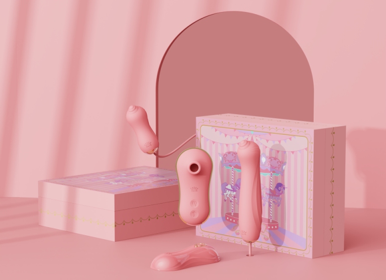 Zalo - Unicorn APP Massager Set - Strawberry Pink photo-22