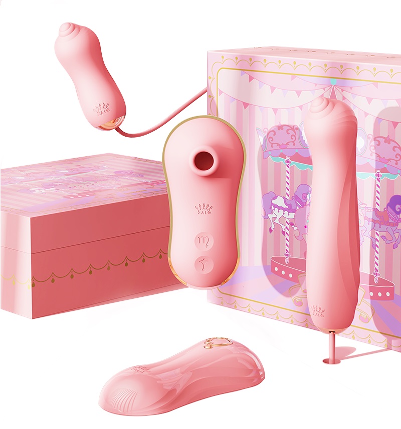 Zalo - Unicorn APP Massager Set - Strawberry Pink photo-24