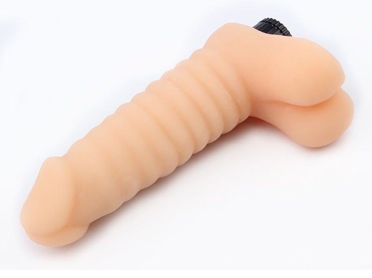 Chisa - 7.5″ Vibrating Cock No.02 TPE photo-4