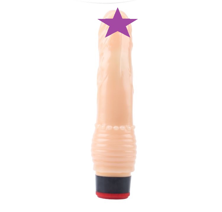 Chisa - 7.6″ Vibe Cock TPE- Flesh photo-2
