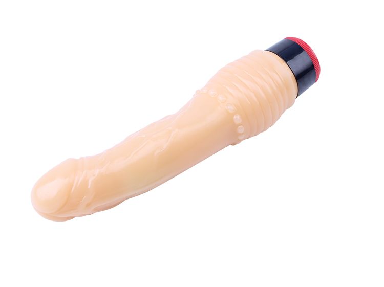 Chisa - 7.6″ Vibe Cock TPE- Flesh photo-5