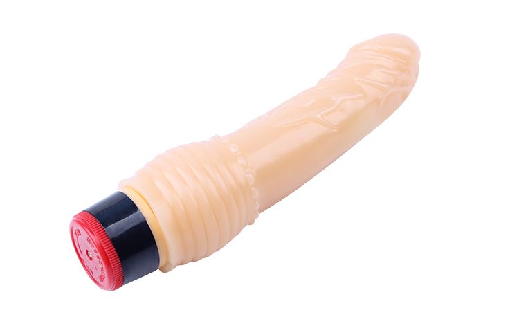 Chisa - 7.6″ Vibe Cock TPE- Flesh photo-6
