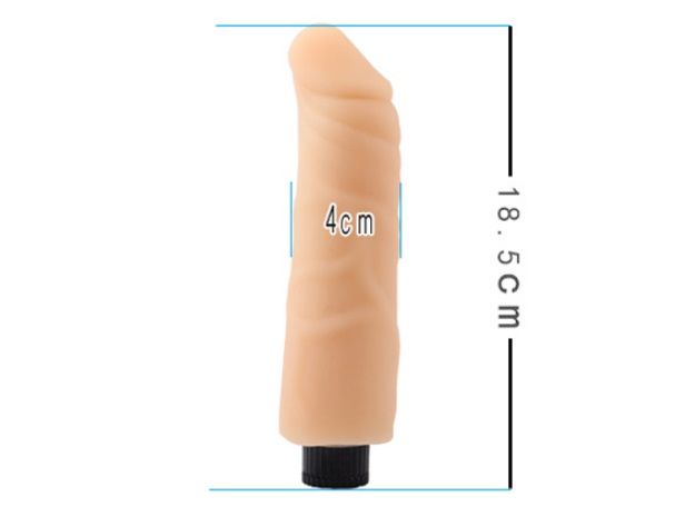 Chisa - 7.5″ Vibrating Cock No.03 TPE photo-9