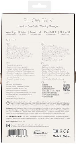 Pillow Talk - Sultry Rotating Wand - Pink photo-11