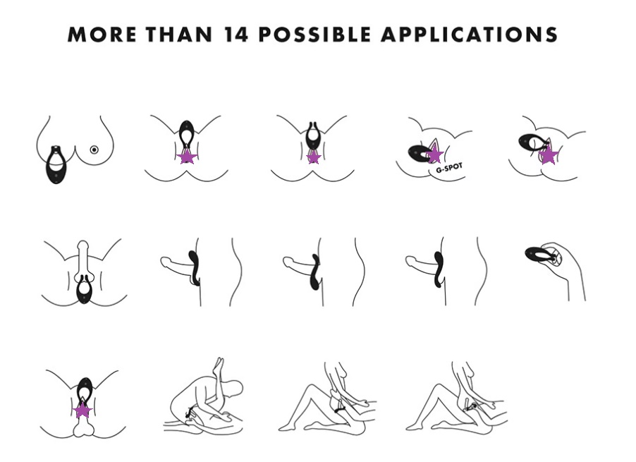 Satisfyer - Endless Joy Multi-Use Vibrator - Black photo-6