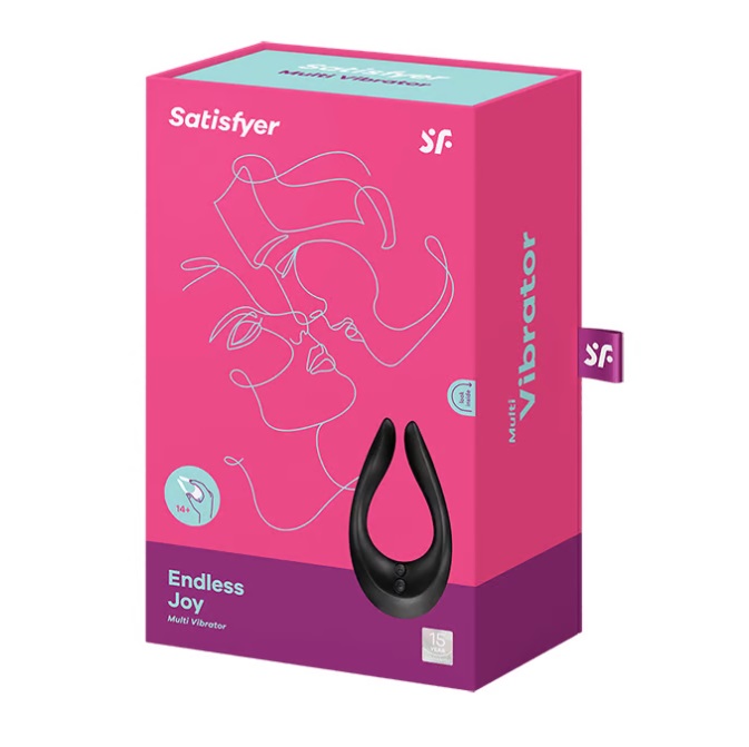 Satisfyer - Endless Joy Multi-Use Vibrator - Black photo-7
