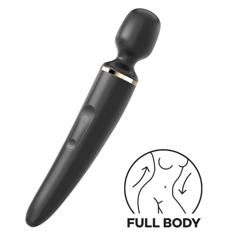 Satisfyer - Wand-er Women Massager - Black/Gold photo-2