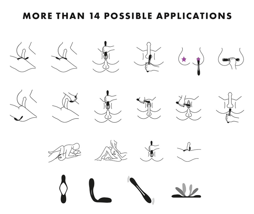 Satisfyer - Elastic Game Vibrator - Dark Blue photo-7