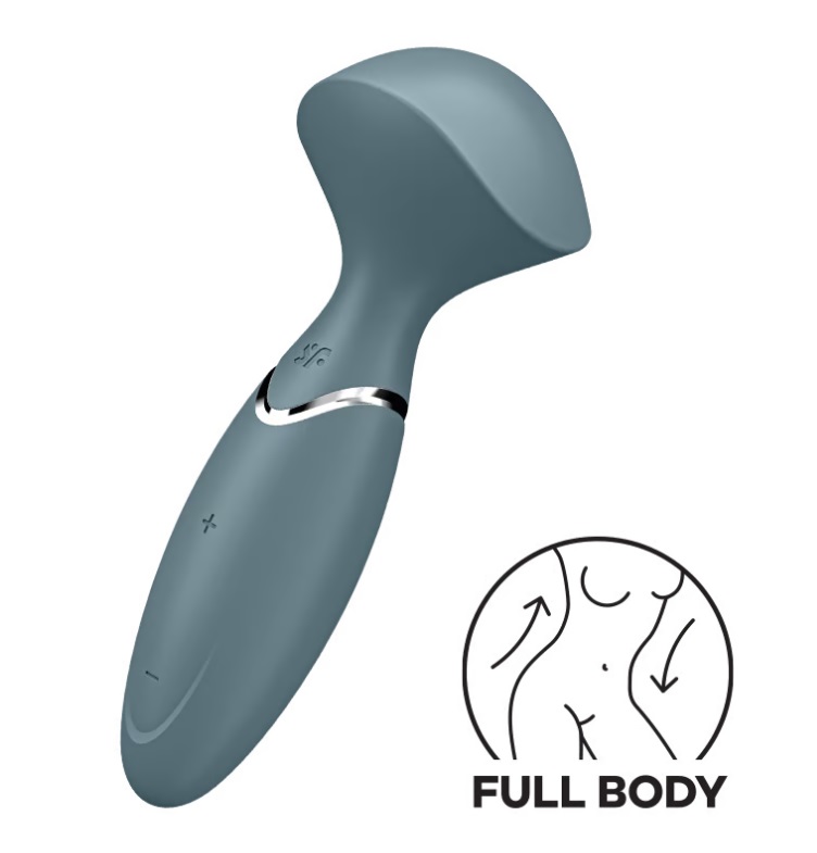 Satisfyer - Mini Wand-er Massager - Grey photo-2 Satisfyer - Mini Wand-er Massager - Grey photo-2