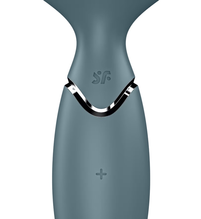 Satisfyer - Mini Wand-er Massager - Grey photo-3 Satisfyer - Mini Wand-er Massager - Grey photo-3