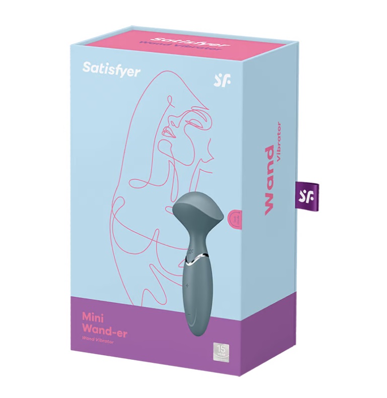 Satisfyer - Mini Wand-er Massager - Grey photo-5