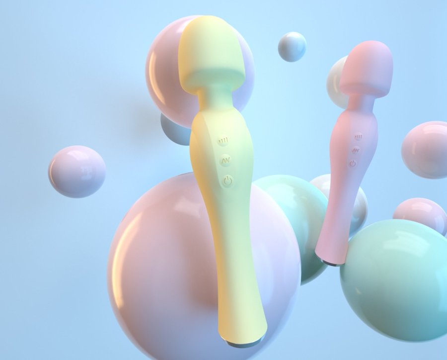 Drywell - Blossom Wand Massager - Pink photo-5