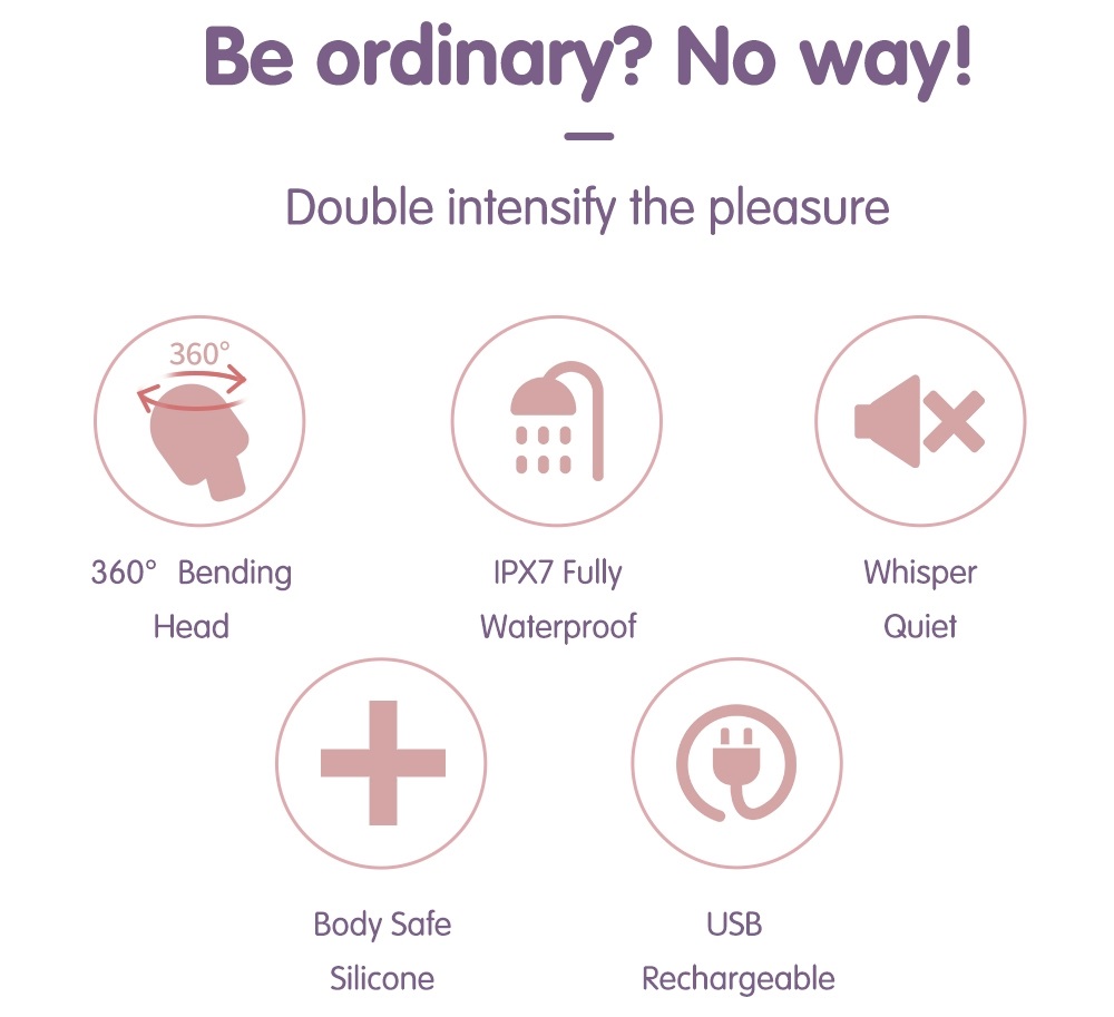 Drywell - Blossom Wand Massager - Pink photo-7