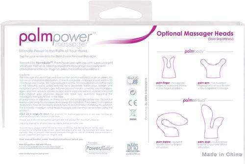 Palmpower - Massager - Fuschia - Wireless Adapter-charging photo-3